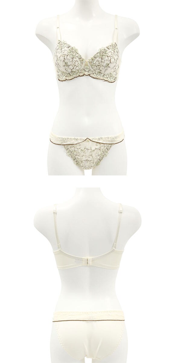 サンエイ 脇高 ルミエールローズ ブラセット ABCD 脇肉 はみ肉すっきり 脇寄せ ブラジャー ショーツ セット 美胸 谷間 丸胸 SANEI 大きいサイズ