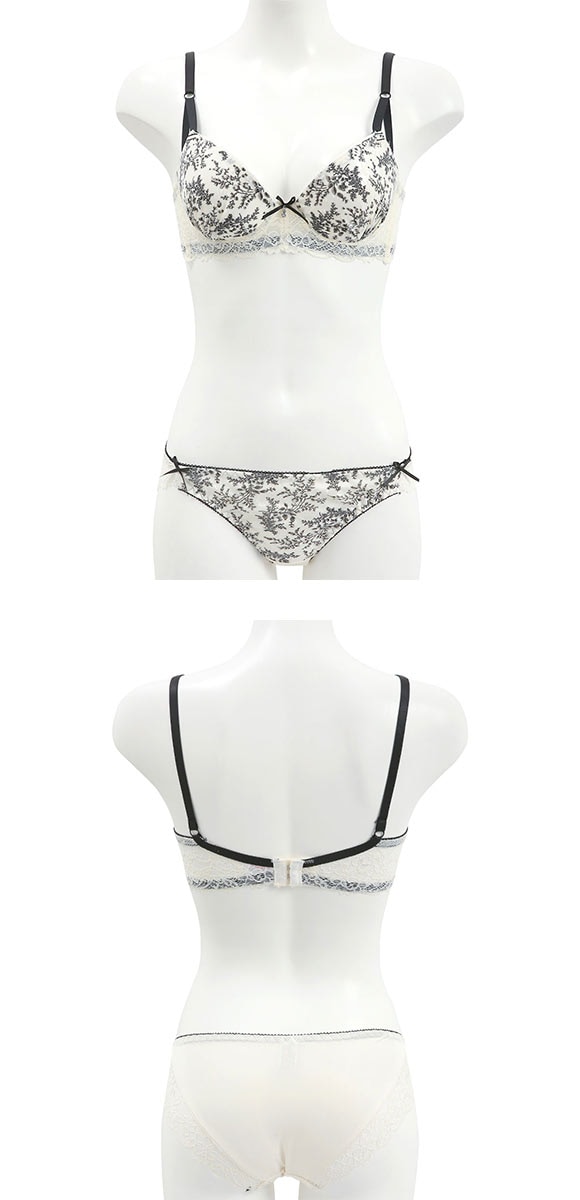 サンエイ 脇高 トワルドジュイ ブラセット ABCD 脇肉 はみ肉すっきり 脇寄せ ブラジャー ショーツ セット 美胸 谷間 丸胸 SANEI