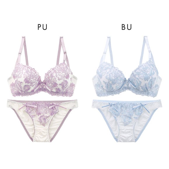 サンエイ 脇高 エレノアフラワー ブラセット ABCD 脇肉 はみ肉すっきり 脇寄せ ブラジャー ショーツ セット 美胸 谷間 丸胸 SANEI