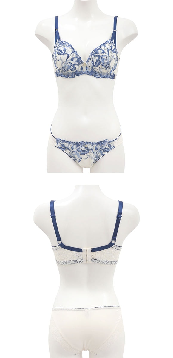 サンエイ 脇高 アロマティックメモワール ブラセット EF 脇肉 はみ肉すっきり 脇寄せ ブラジャー ショーツ セット 大きいサイズ SANEI