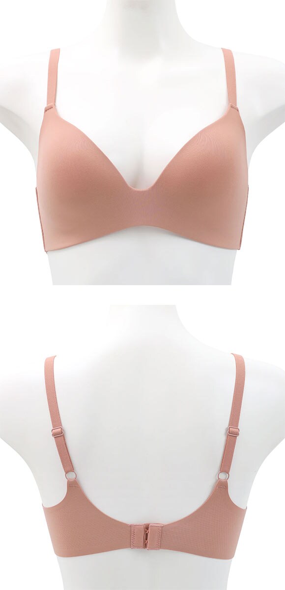 サンエイ しなやかFit 新感覚ワイヤレスブラ ノンワイヤーブラジャー S M L LL 単品 SANEI 樹脂ワイヤー フィット 脇肉