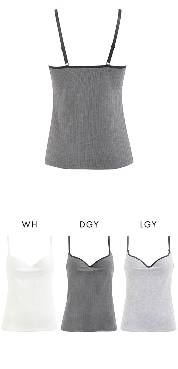 サンエイ 秒で盛れる ブラインナー ワイヤー入りブラキャミ 綿混リブ S-LL 激盛り 寄せ上げ 谷間 盛り ブラトップ インナー