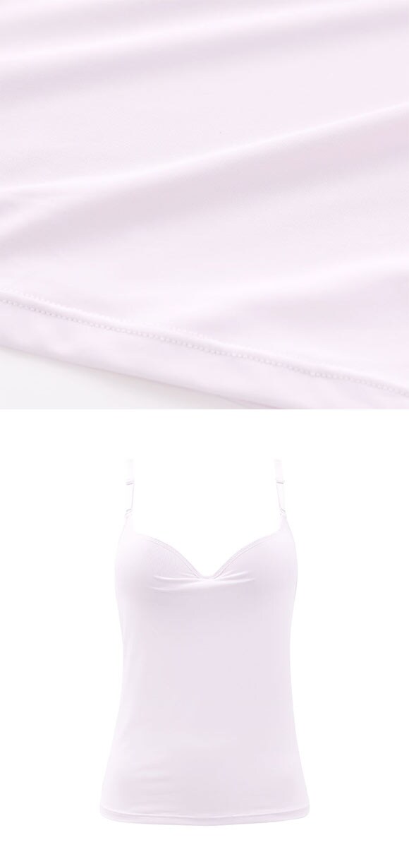 サンエイ 秒で盛れる ブラインナー ワイヤー入りブラキャミ S-LL 接触冷感 サラサラ なめらか ブラトップ インナー