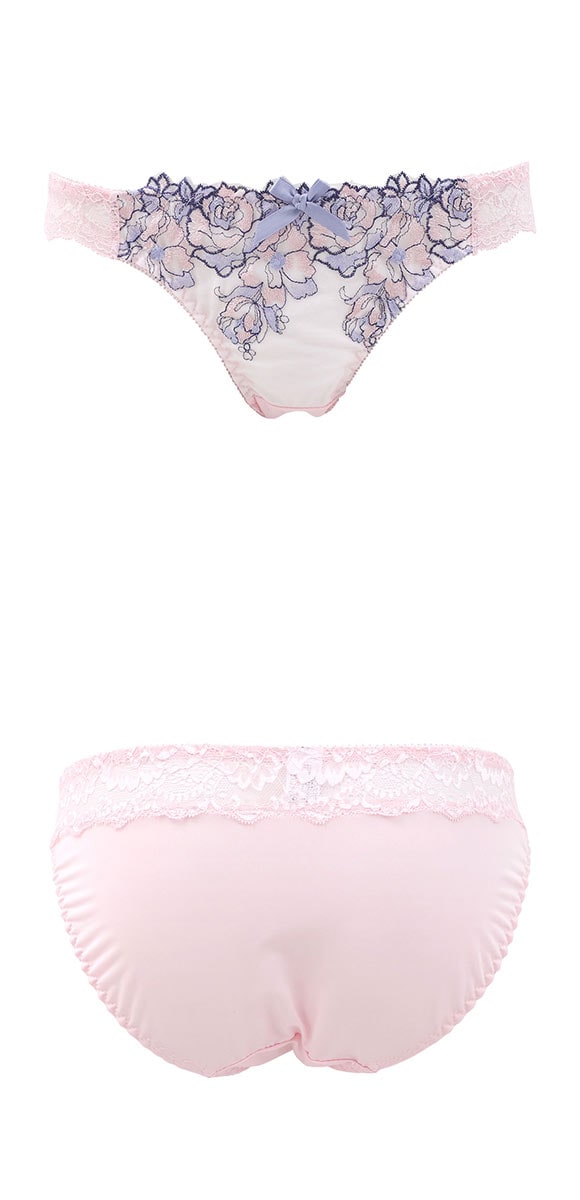 サンエイ シャイニーローズ カップ付き スリップ＆ショーツ ランジェリー ベビードール キャミ 上下セット SANEI