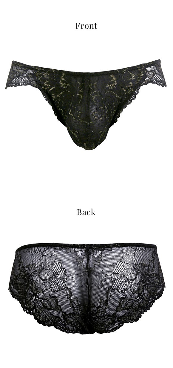 エクスタ マリアージュ フルバック パンツ レース ビキニ ブリーフ メンズ M L 総レース eXsta mariage