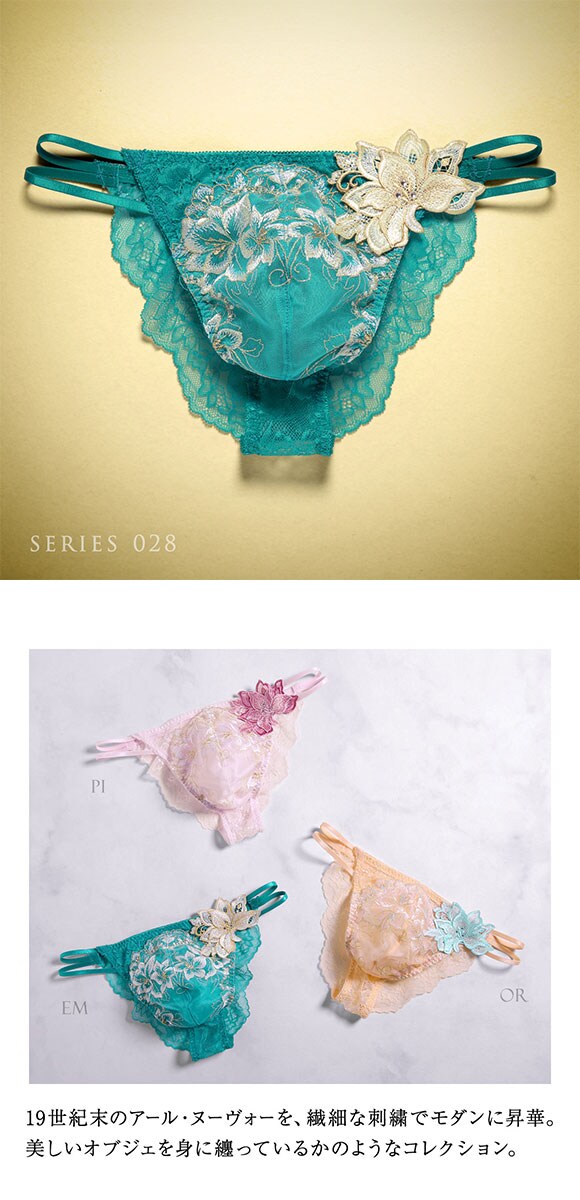 ヒミコ 028シリーズ Vバック パンツ バックレース ビキニ ブリーフ メンズ M L HIMICO