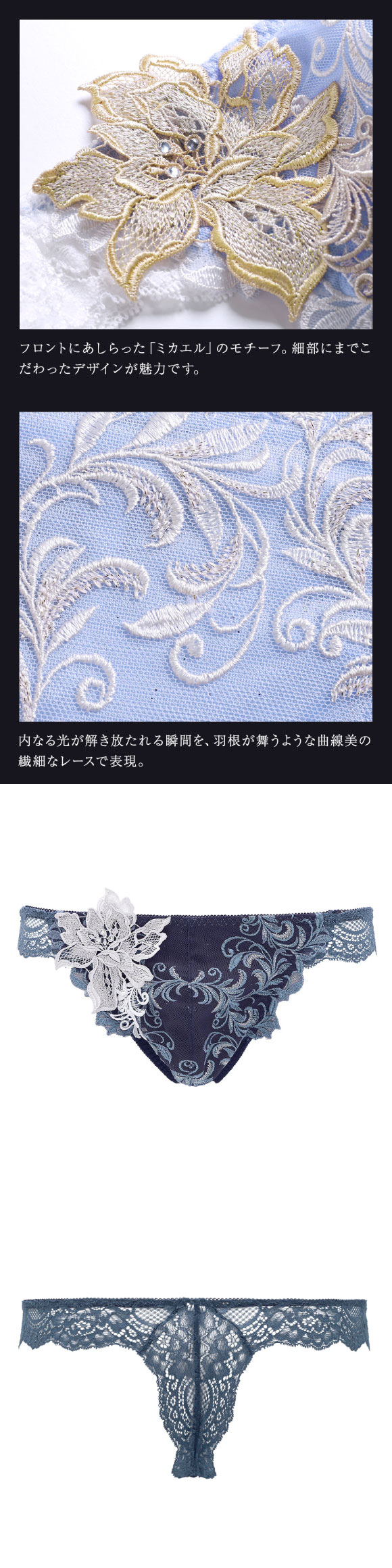 ヒミコ 036シリーズ Tバック パンツ バックレース タンガ メンズ M L HIMICO 大人ランジェリー 自分へのご褒美 下着 上品ランジェリー