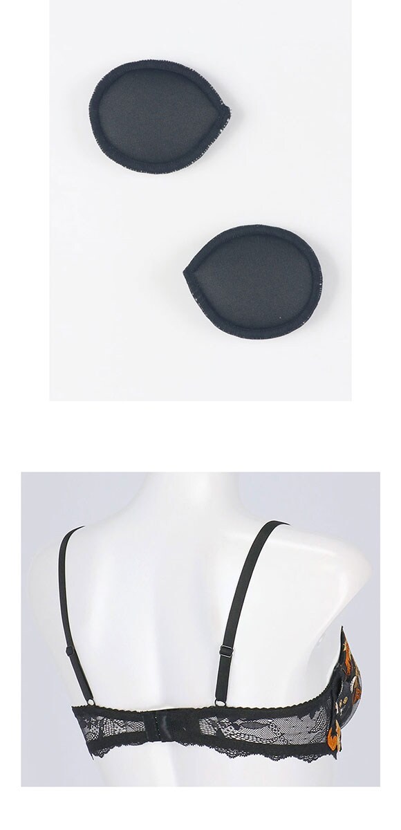 ウンナナクール une nana cool 魔女の猫ブラ 3/4カップブラジャー 単品 ねこと魔女の世界を表現