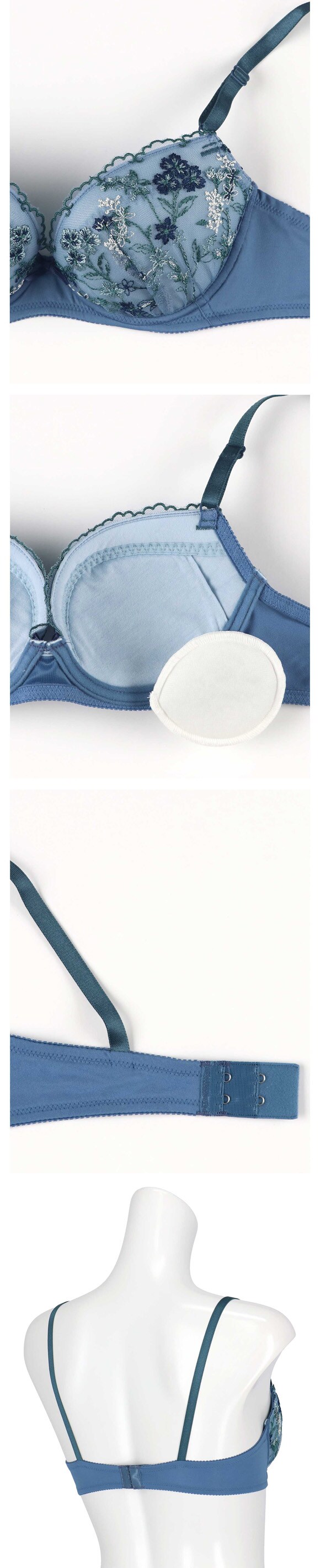 ウンナナクール Botanic Garden 3/4カップ ブラジャー 単品 une nana cool