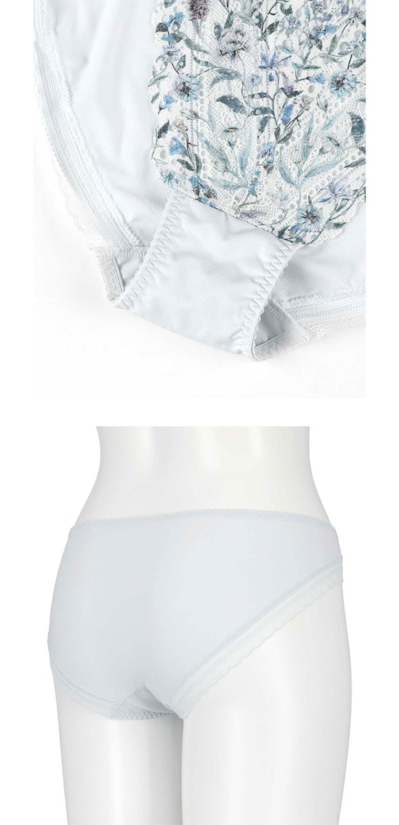 ウンナナクール une nana cool 特別な日以外の364日つけたくなるブラ 364ブラ レース MADE WITH LIBERTY FABRIC ショーツ 単品