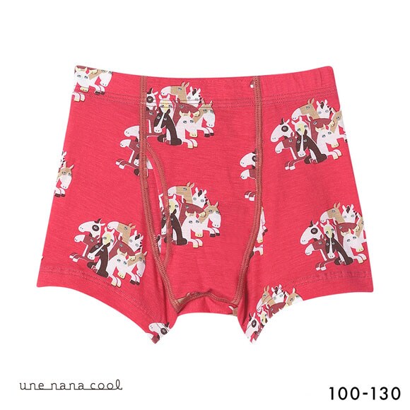 ウンナナクール 2026年お年賀「まるっとうまくいく」 男児 キッズ ボクサーパンツ une nana cool