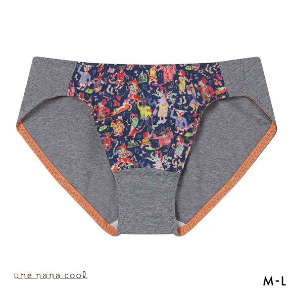 ウンナナクール MADE WITH LIBERTY FABRIC 綿混 ショーツ une nana cool