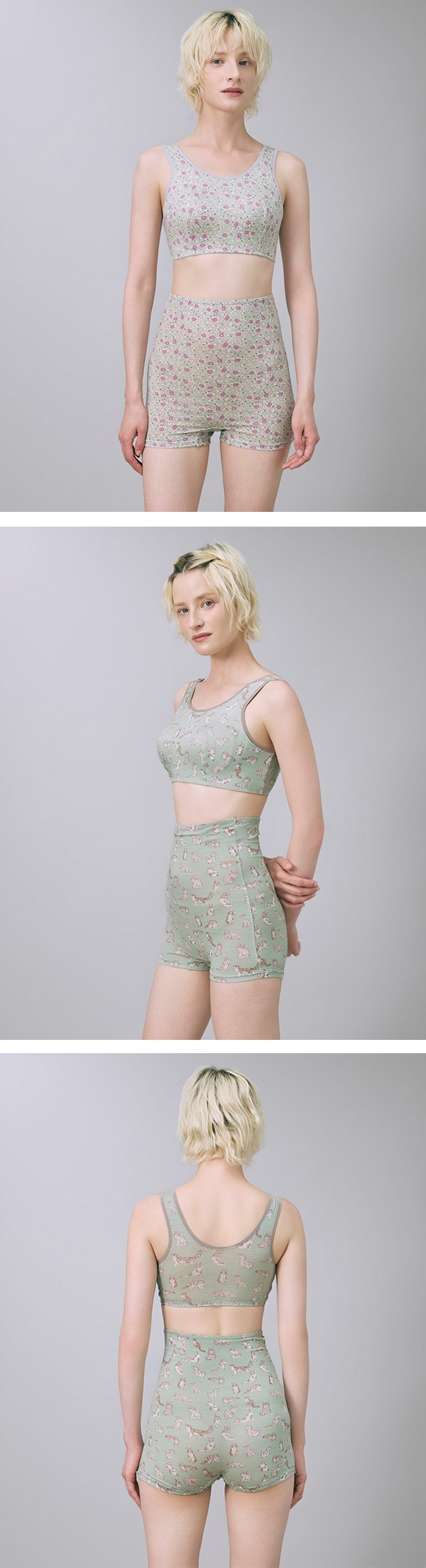 ウンナナクール une nana cool MADE WITH LIBERTY. FABRIC ハラマキ付きショーツ 単品