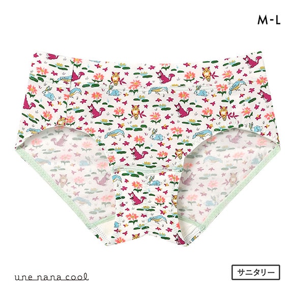 ウンナナクール MADE WITH LIBERTY. FABRIC サニタリーショーツ une nana cool