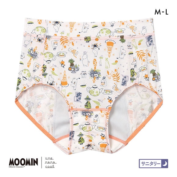 ウンナナクール MOOMIN × une nana cool ナイト用 サニタリーショーツ ムーミン 単品