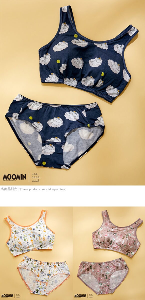 ウンナナクール MOOMIN × une nana cool ショーツ スタンダード ムーミン 単品