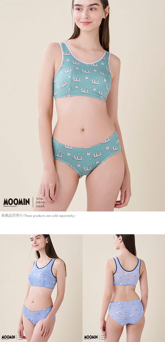 ウンナナクール MOOMIN × une nana cool ショーツ スタンダード ムーミン