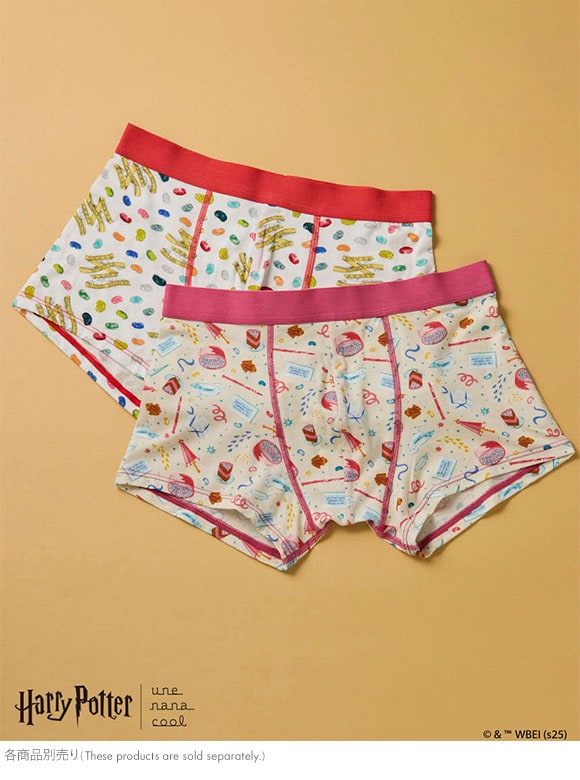 ハリー・ポッター × ウンナナクール Harry Potter メンズボクサーパンツ une nana cool
