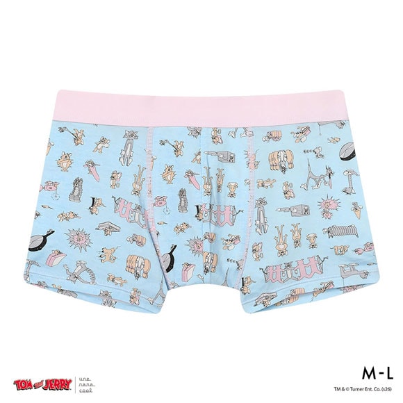 ウンナナクール トムとジェリー × une nana cool メンズボクサーパンツ 前閉じ