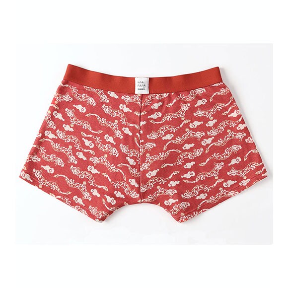 ウンナナクール une nana cool お年賀 あうんの辰 メンズパンツ ボクサーパンツ 前閉じ