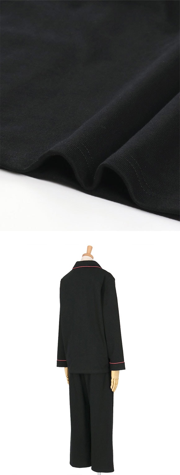 ウンナナクール 綿混 32 CM天竺パジャマ MADE WITH LIBERTY FABRIC ルームウェア 上下セット 長袖 レディース une nana cool