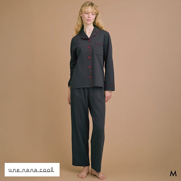 ウンナナクール 綿100％ 72/2メガハイゲージパジャマ MADE WITH LIBERTY FABRIC ルームウェア 長袖パジャマ une nana cool