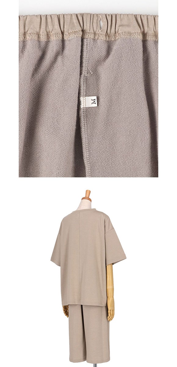 ウンナナクール 綿混 PEANUTS × une nana cool リヨセルハイゲージウラケパジャマ ルームウェア スヌーピー 上下セット 長袖 レディース une nana cool