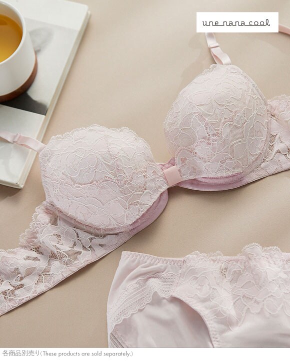 ウンナナクール リボンブラレース ショーツ une nana cool
