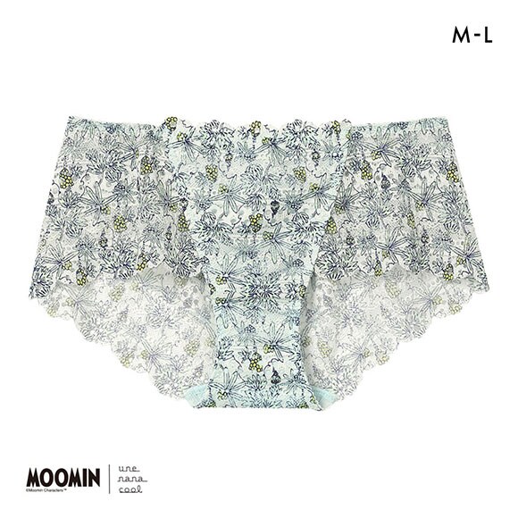 ウンナナクール MOOMIN × une nana cool 364 レース 総レースショーツ スタンダード ムーミン ショーツ