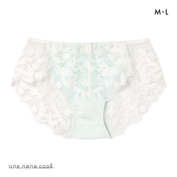 ウンナナクール リボンブラレース バックレース ショーツ une nana cool