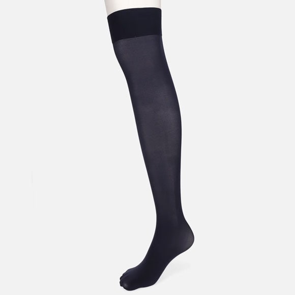 タビオ Tabio 40デニールオーバーニー ソックス 靴下 ひざ上丈 上品な透け感 消臭 レディース 日本製 22.0-25.0cm