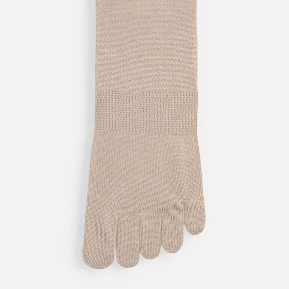 タビオ Tabio LEG LABO シルクの5本指ソックス 靴下 シルク混 吸放湿 大きいサイズ 24-26cm レディース 日本製