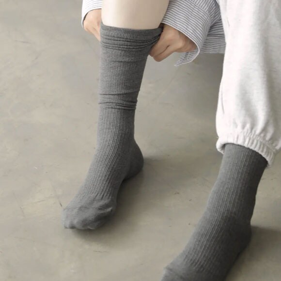 タビオ Tabio LEG LABO 綿着圧ハイソックス 靴下 ぎゅぎゅっと脚ラク 強着圧 日本製