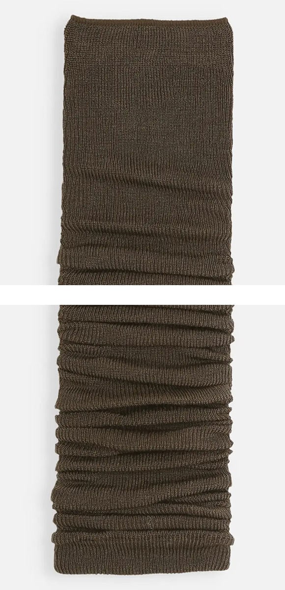 タビオ Tabio LEG LABO シルクレッグウォーマー シルク混 吸放湿 レディース 日本製