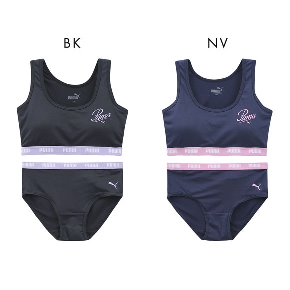 プーマ 女児 ハーフトップ  ショーツ 上下セット キッズ ジュニア ガールズ PUMA