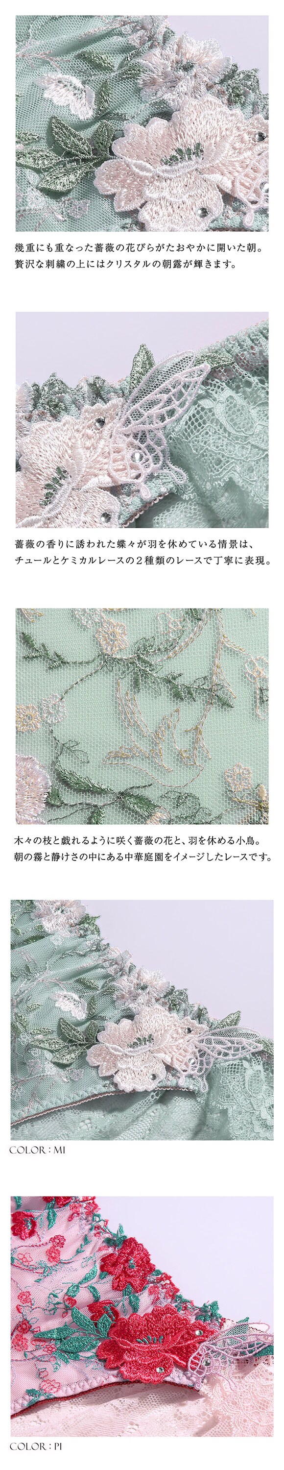 ARTE 003シリーズ ショーツ スタンダード M L バックレース ランジェリー