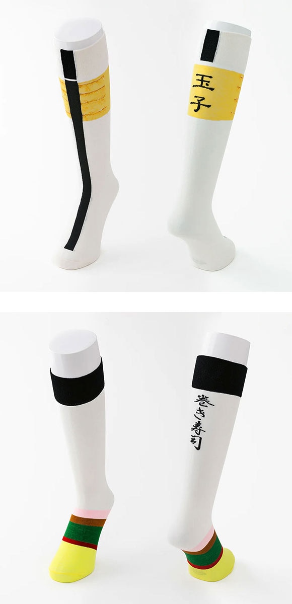 SUKENO 富山生まれの「履くお寿司」 寿司そっくす フリーサイズ ソックス 靴下 レディース メンズ 男女兼用