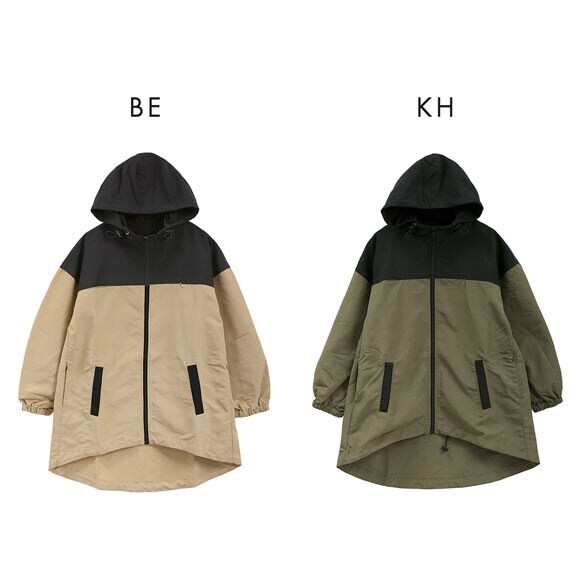 ニッセン　はっ水 多ポケットモッズ風 マウンテンパーカー ハンズフリー 私の味方服 L LL 大きいサイズ nissen