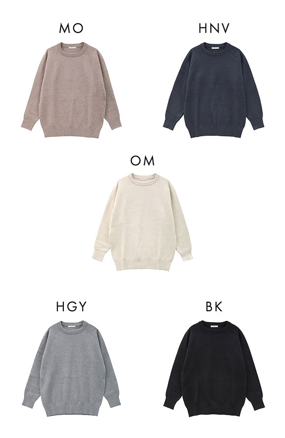 ニッセン スウェットライク ラグランニット SM nissen