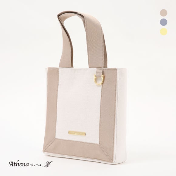 アシーナニューヨーク グログラン ミニトートS Grosgrain Wide Tote Athena New York