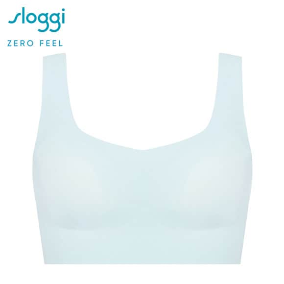 トリンプ スロギー ゼロフィール sloggi ZERO FEEL TOP ブラジャー ノンワイヤー ハーフトップ シームレス SML 吸水速乾 Triumph