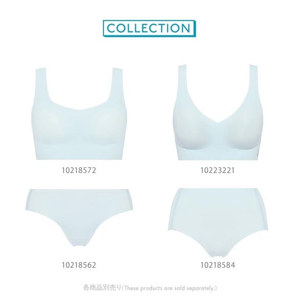 トリンプ スロギー ゼロフィール sloggi ZERO FEEL TOP ブラジャー ノンワイヤー ハーフトップ シームレス SML 吸水速乾 Triumph