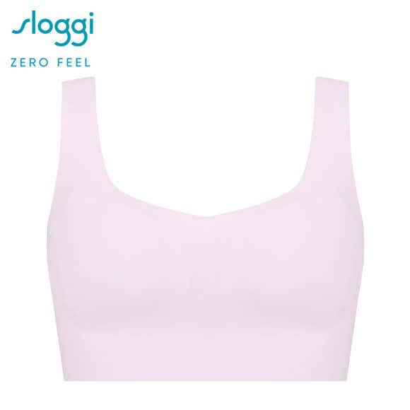 トリンプ スロギー ゼロフィール sloggi ZERO FEEL TOP ブラジャー ノンワイヤー ハーフトップ SML シームレス 吸水速乾 Triumph