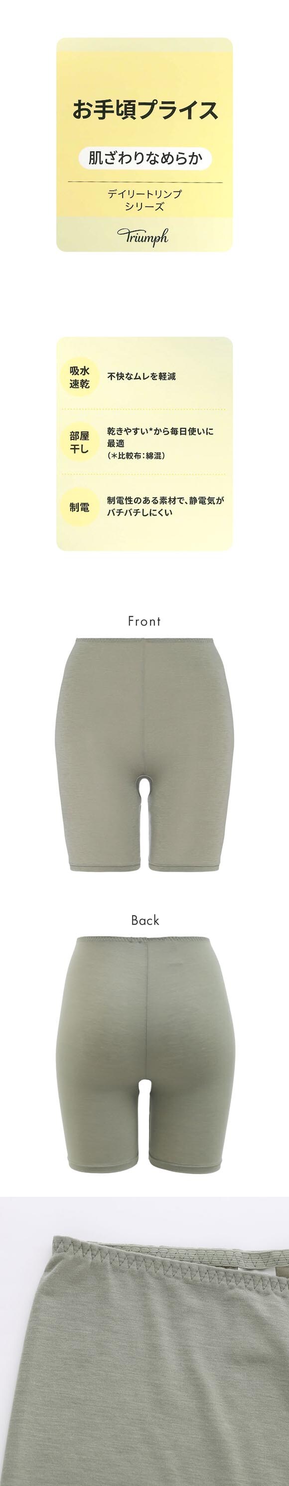 トリンプ TR5410 デイリートリンプ インナー 3分ボトム Triumph