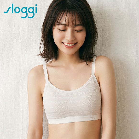 トリンプ スロギー フリーオールラウンド sloggi FREE AR Lace ハーフトップ ノンワイヤー S-L ワンサイズ Triumph