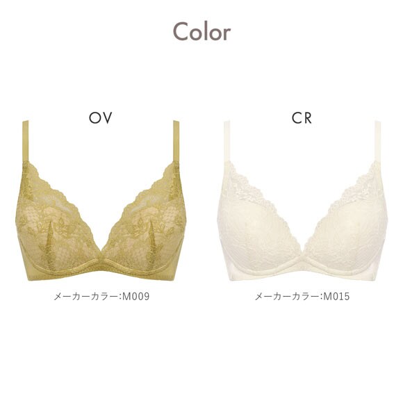 アモスタイル 夢みるブラ AMST1545 フローラルミスト ノンワイヤー ブラジャー BCD AMOSTYLE