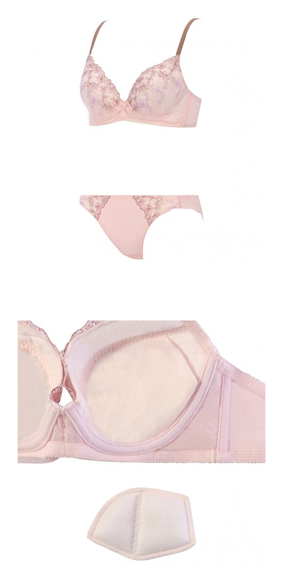 アモスタイル AMST1528 マイリトルガーデン やわぴたワイヤーブラ ブラセット ブラジャー ショーツ セット BCD AMOSTYLE