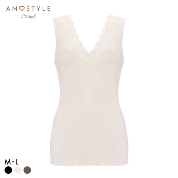 アモスタイル AMST1532 保湿インナー タンクトップ インナー ランジェリー AMOSTYLE