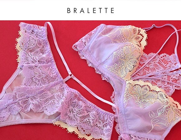 Mon magnifique モンマニフィーク ブラジャー ノンワイヤー ブラレット ML 単品 LA VIE A DEUX ラヴィアドゥ DOMESTIC UNDER D2263