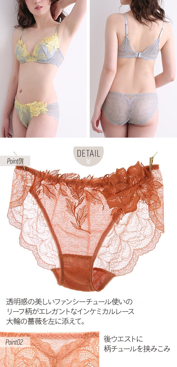 Mia rosa ミア ローザ ショーツ スタンダード バックレース ML 単品 LA VIE A DEUX ラヴィアドゥ  DOMESTIC UNDER